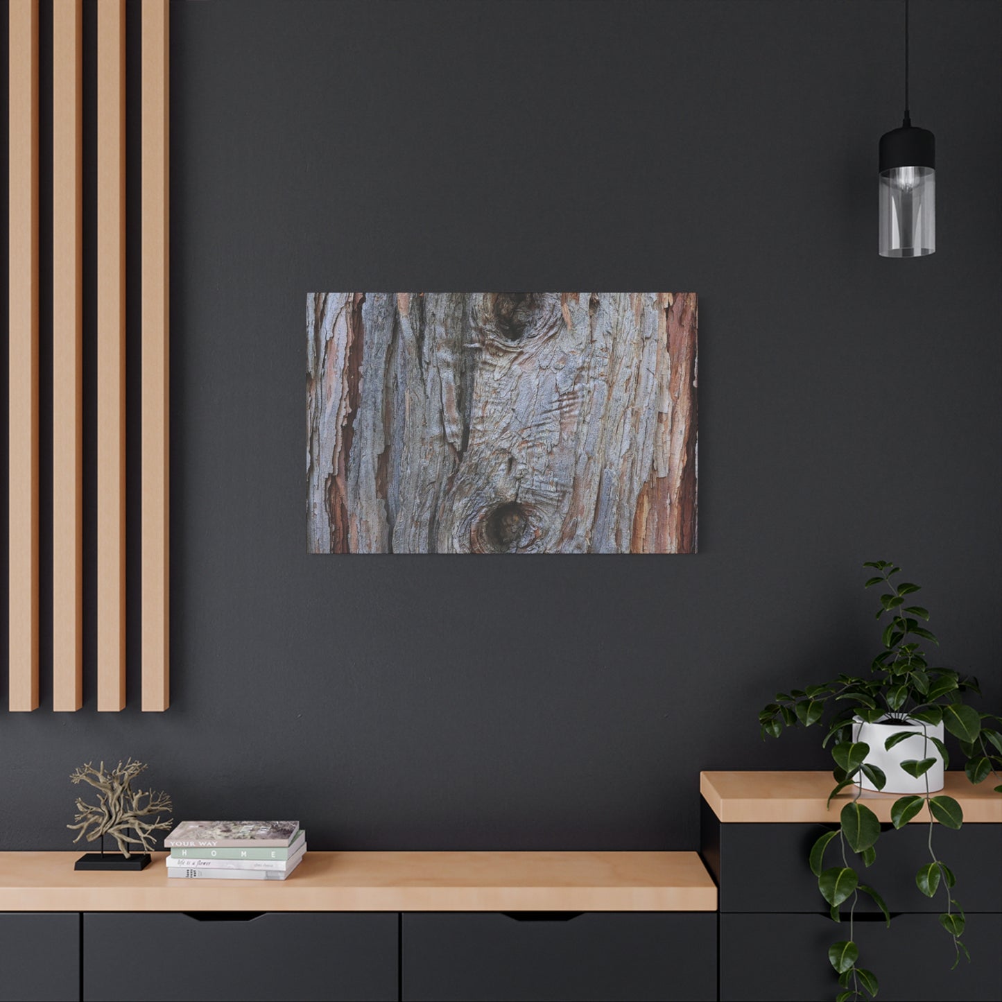 Wooden Memoir - Unique Frameless Canvas Wall Art - Art By Earth