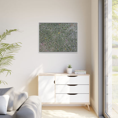 Grassy Texture - Unique Stretched Canvas Wall Art - Art By Earth