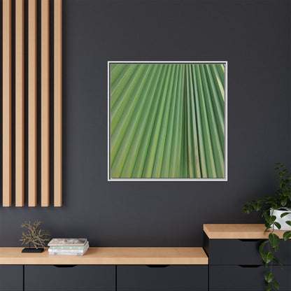 Emerald Rays - Unique Stretched Canvas Wall Art - Art By Earth