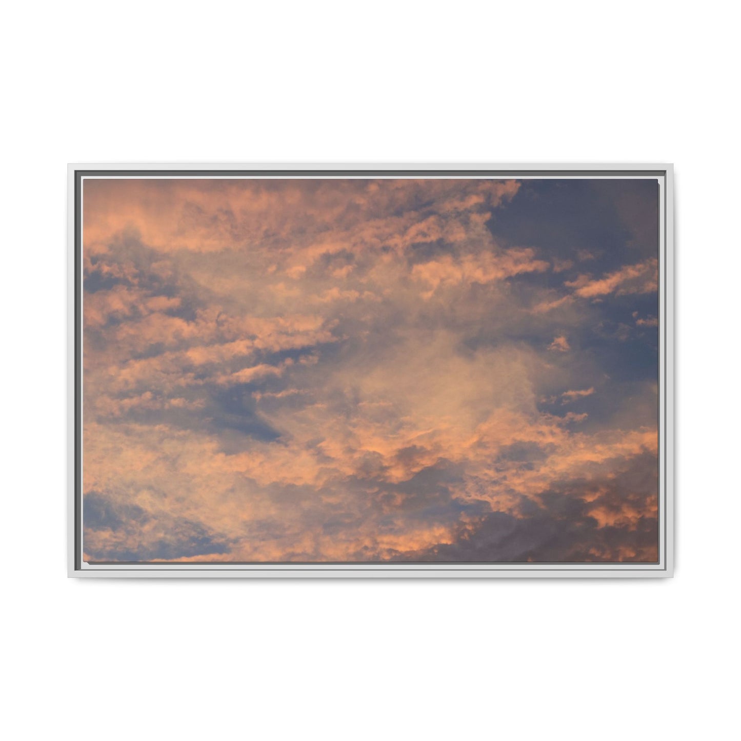Sunset's Ethereal Canvas - Unique Stretched Canvas Wall Art - Art By Earth