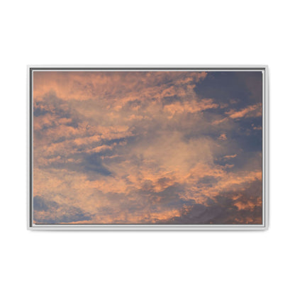 Sunset's Ethereal Canvas - Unique Stretched Canvas Wall Art - Art By Earth