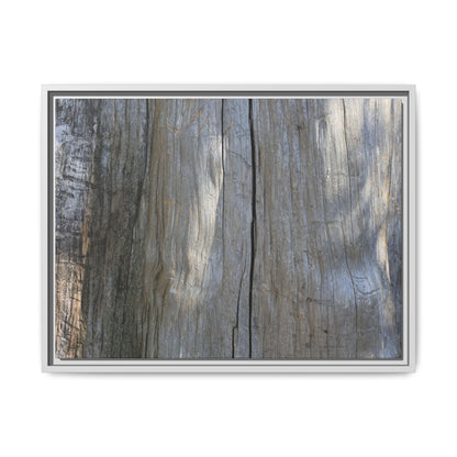 Weathered Wood Surface - Unique Stretched Canvas Wall Art