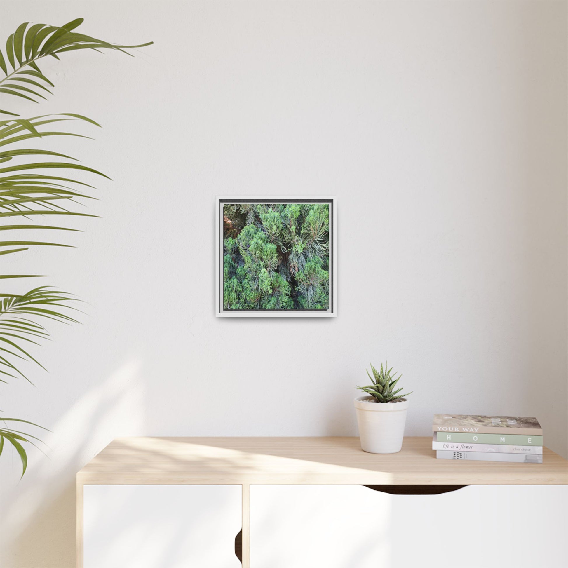 Verdant Whispers - Unique Stretched Canvas Wall Art - Art By Earth