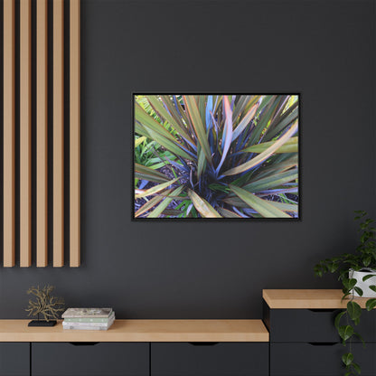 Radiant Leaves - Unique Stretched Canvas Wall Art - Art By Earth