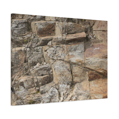 Stone Memories - Unique Frameless Canvas Wall Art - Art By Earth