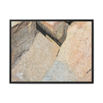 Rock Fragment - Unique Stretched Canvas Wall Art - Art By Earth