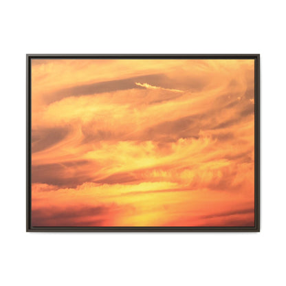 Burning Skies - Unique Stretched Canvas Wall Art - Art By Earth