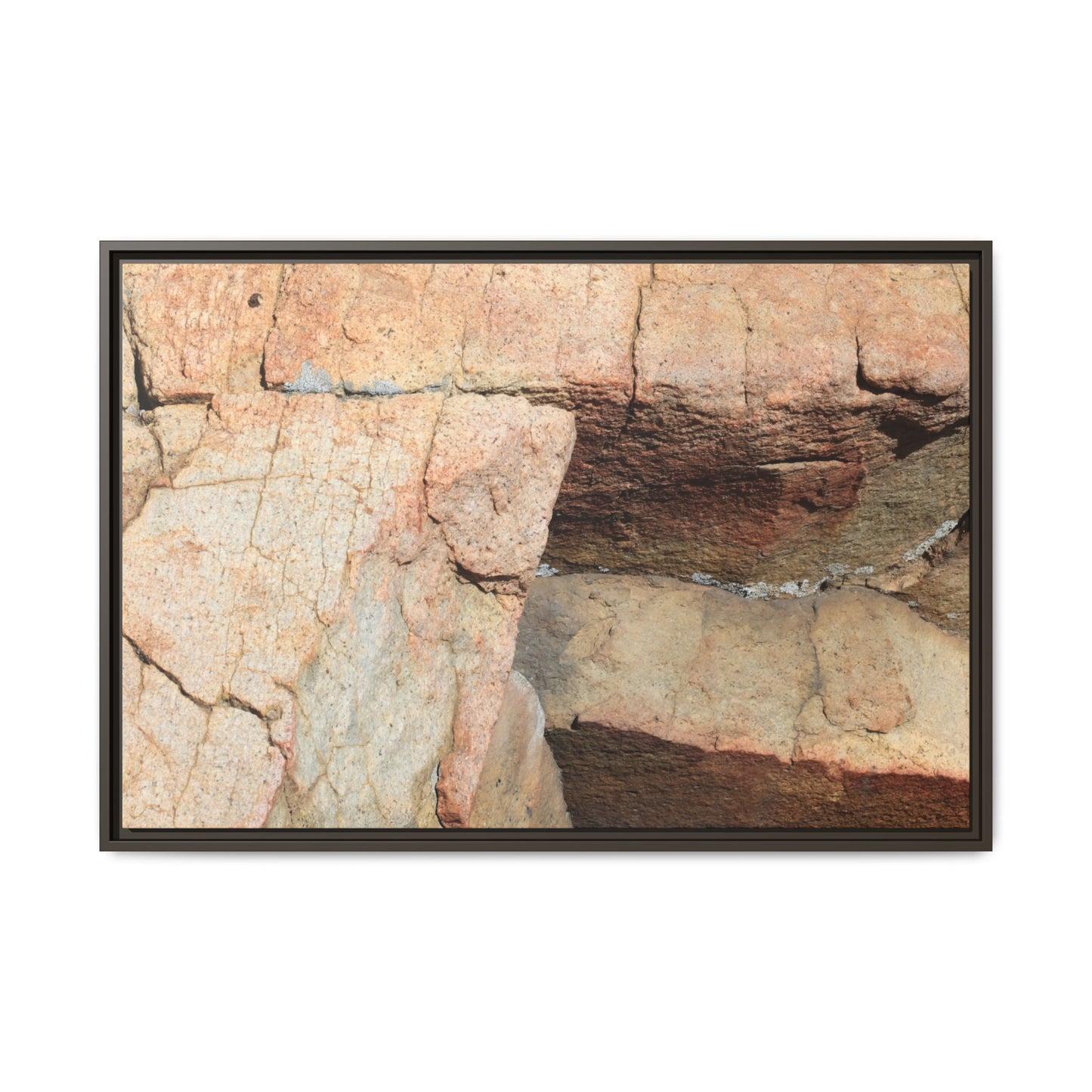 Fractured Stone - Unique Stretched Canvas Wall Art - Art By Earth