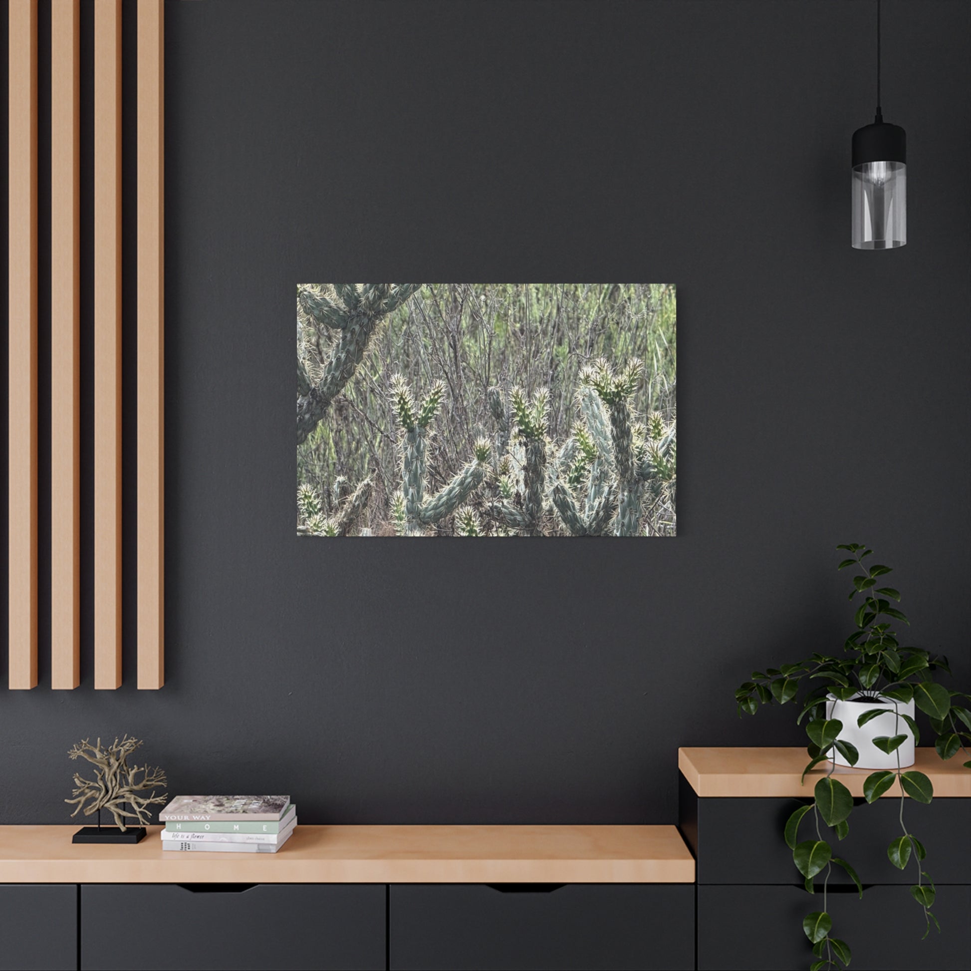 Spiny Sentinels - Unique Frameless Canvas Wall Art - Art By Earth