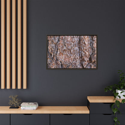 Woody Layers - Unique Stretched Canvas Wall Art - Art By Earth