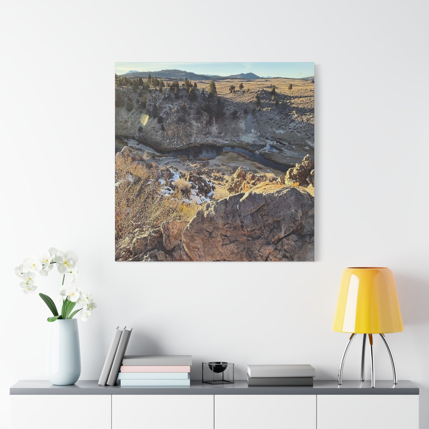 Canyon's Breath - Unique Frameless Canvas Wall Art