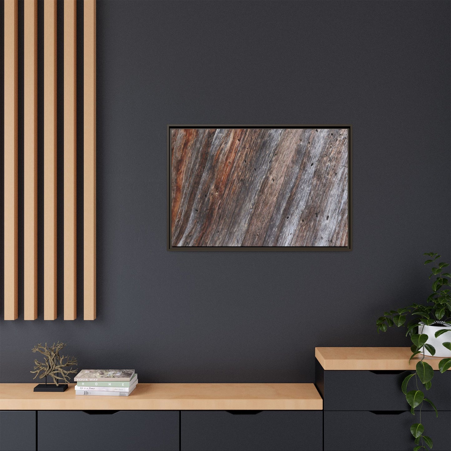 Rustic Floor - Unique Stretched Canvas Wall Art - Art By Earth