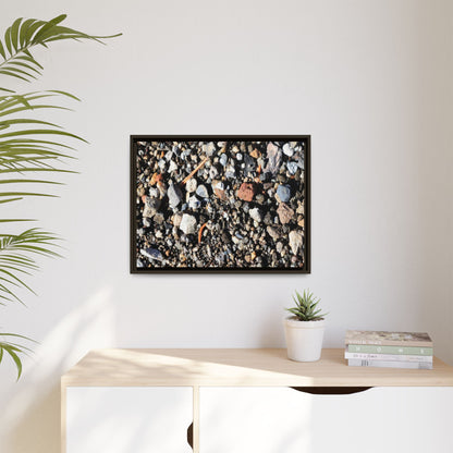 Stones and Soil - Unique Stretched Canvas Wall Art
