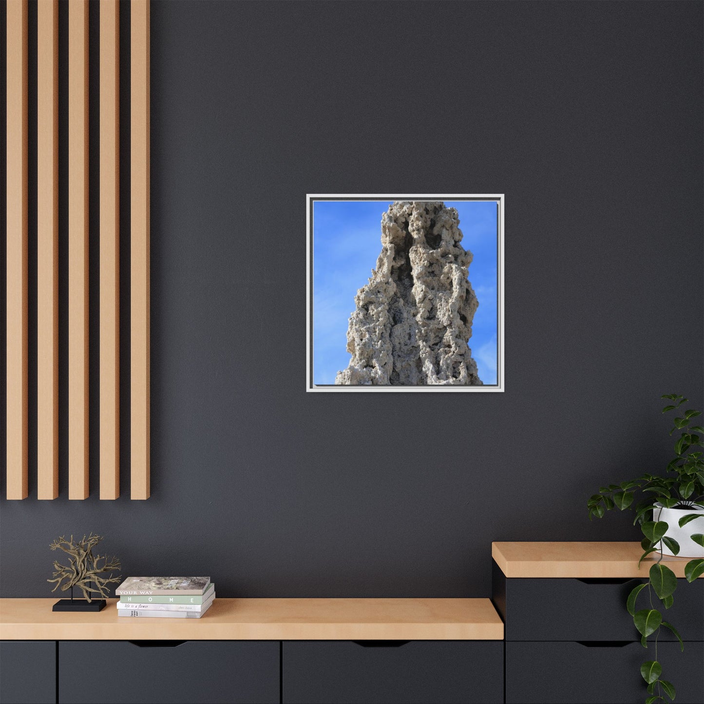 Stone Sentinel - Unique Stretched Canvas Wall Art