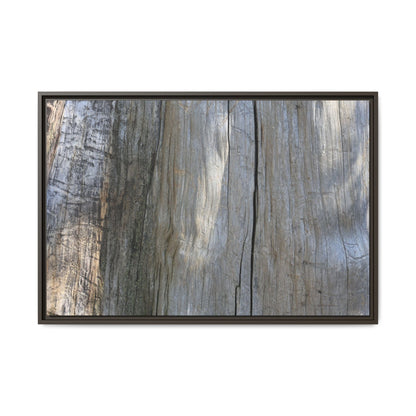 Cracked Timber Texture - Unique Stretched Canvas Wall Art