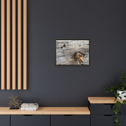 Weathered Wood Texture - Unique Stretched Canvas Wall Art - Art By Earth