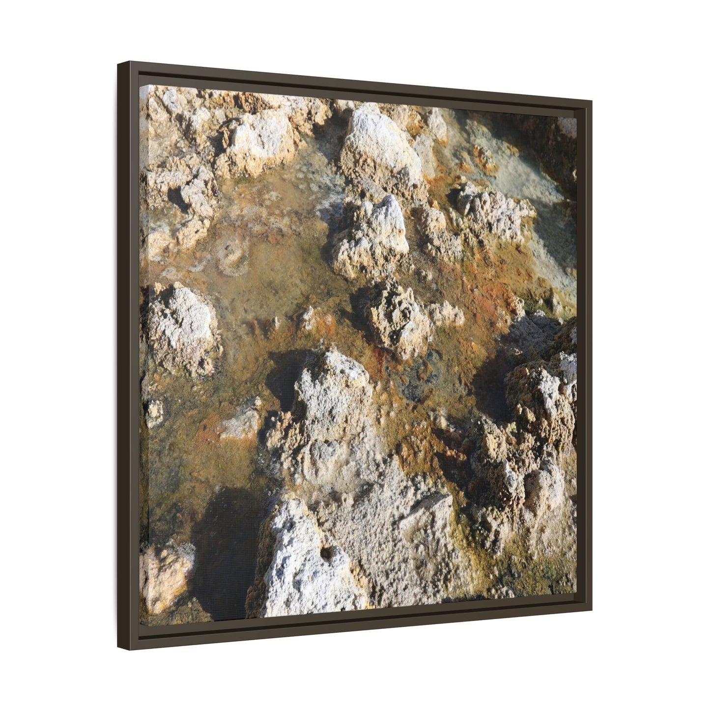 Stone Sea of Silence - Unique Stretched Canvas Wall Art