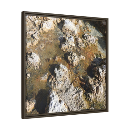 Stone Sea of Silence - Unique Stretched Canvas Wall Art