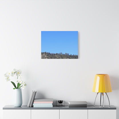Mountain's Quiet Breath - Unique Frameless Canvas Wall Art
