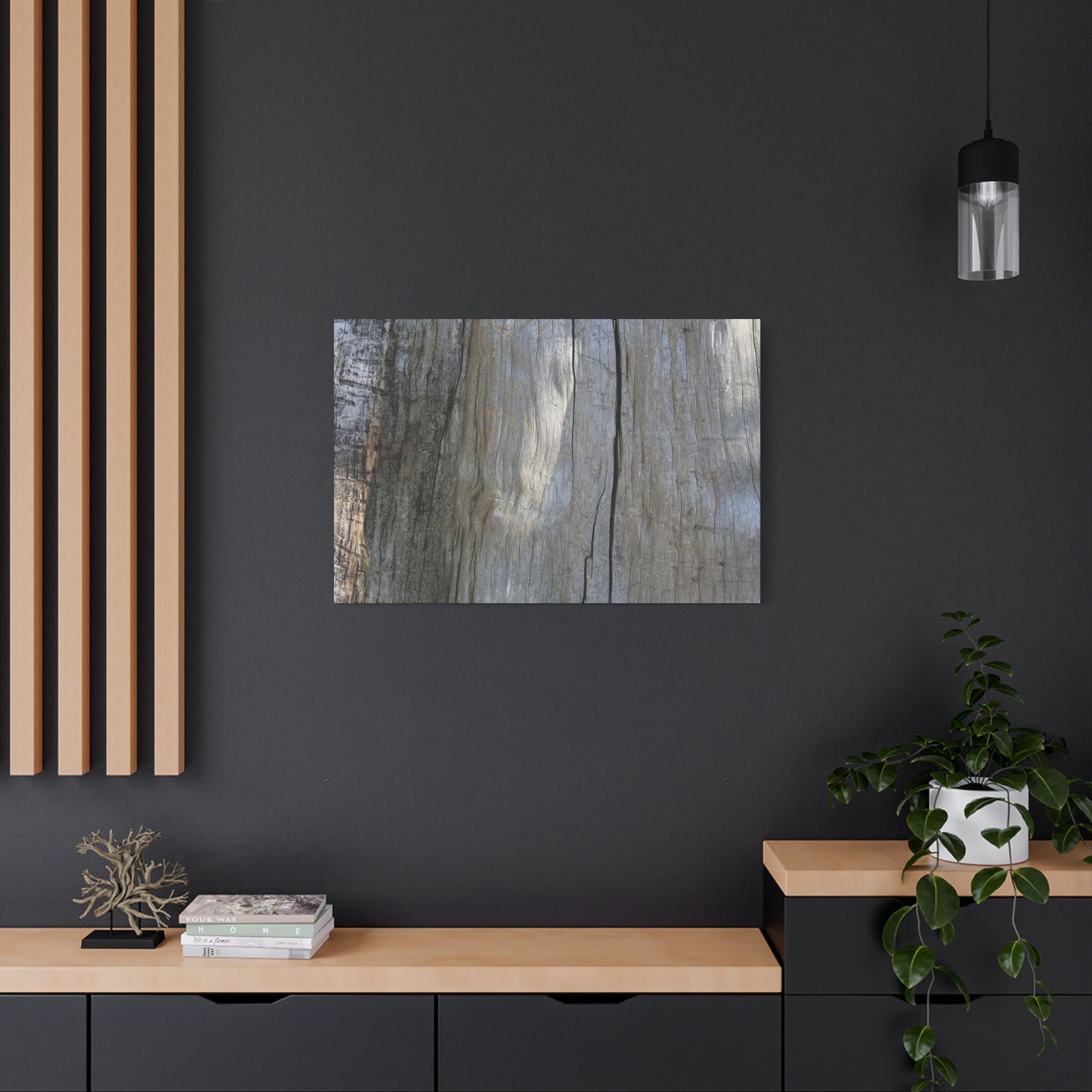 Time's Carved Patterns - Unique Frameless Canvas Wall Art