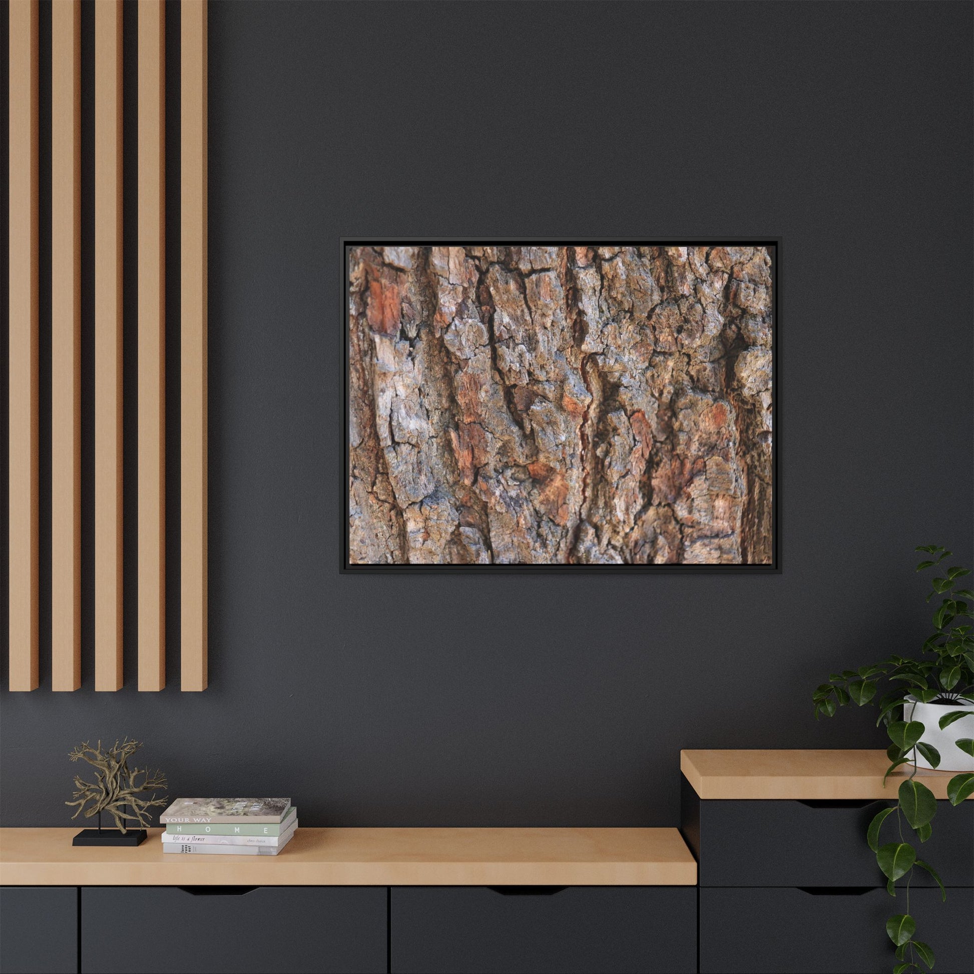 Tree's Timeworn Tale - Unique Stretched Canvas Wall Art - Art By Earth