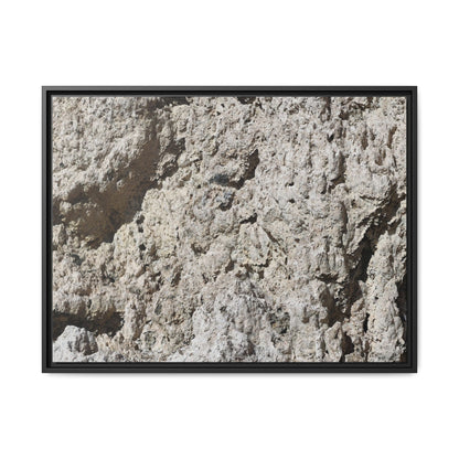 Weathered Stone Whispers - Unique Stretched Canvas Wall Art