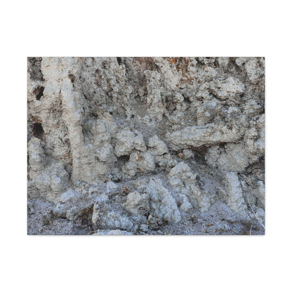 Cracked Earth Whispers - Unique Frameless Canvas Wall Art