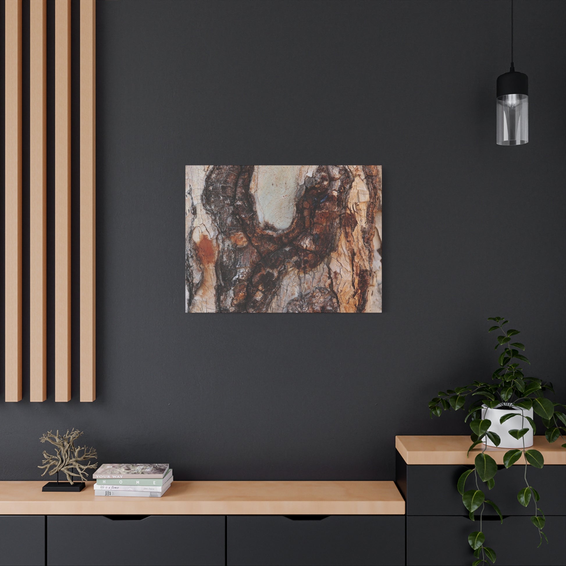 Arboreal Echoes - Unique Frameless Canvas Wall Art - Art By Earth