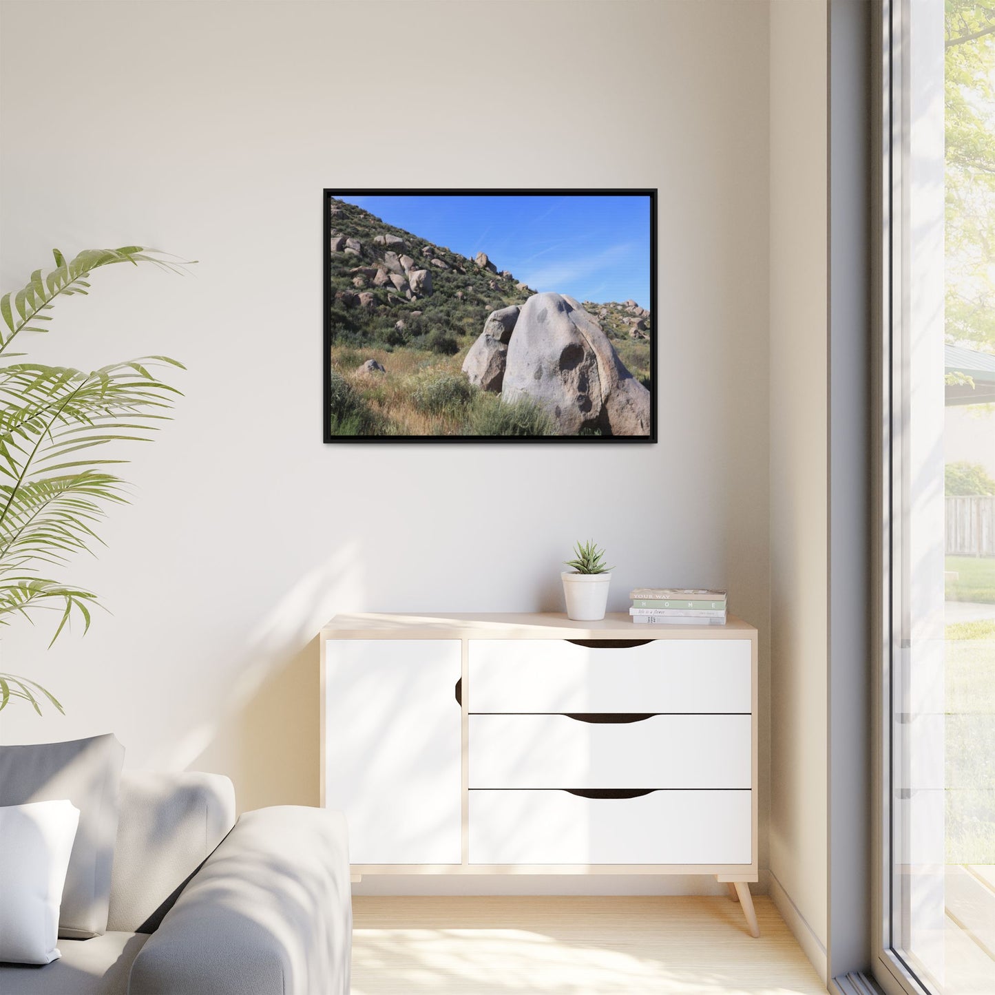 Ancient Stone Guardian - Unique Stretched Canvas Wall Art - Art By Earth