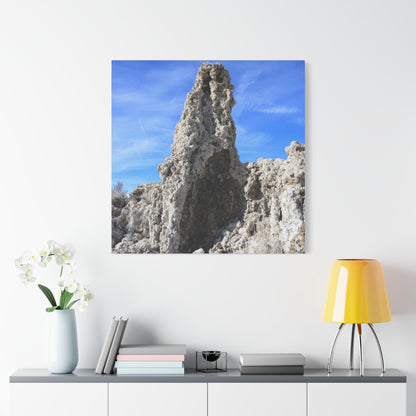 Towering Limestone Sentinels - Unique Frameless Canvas Wall Art