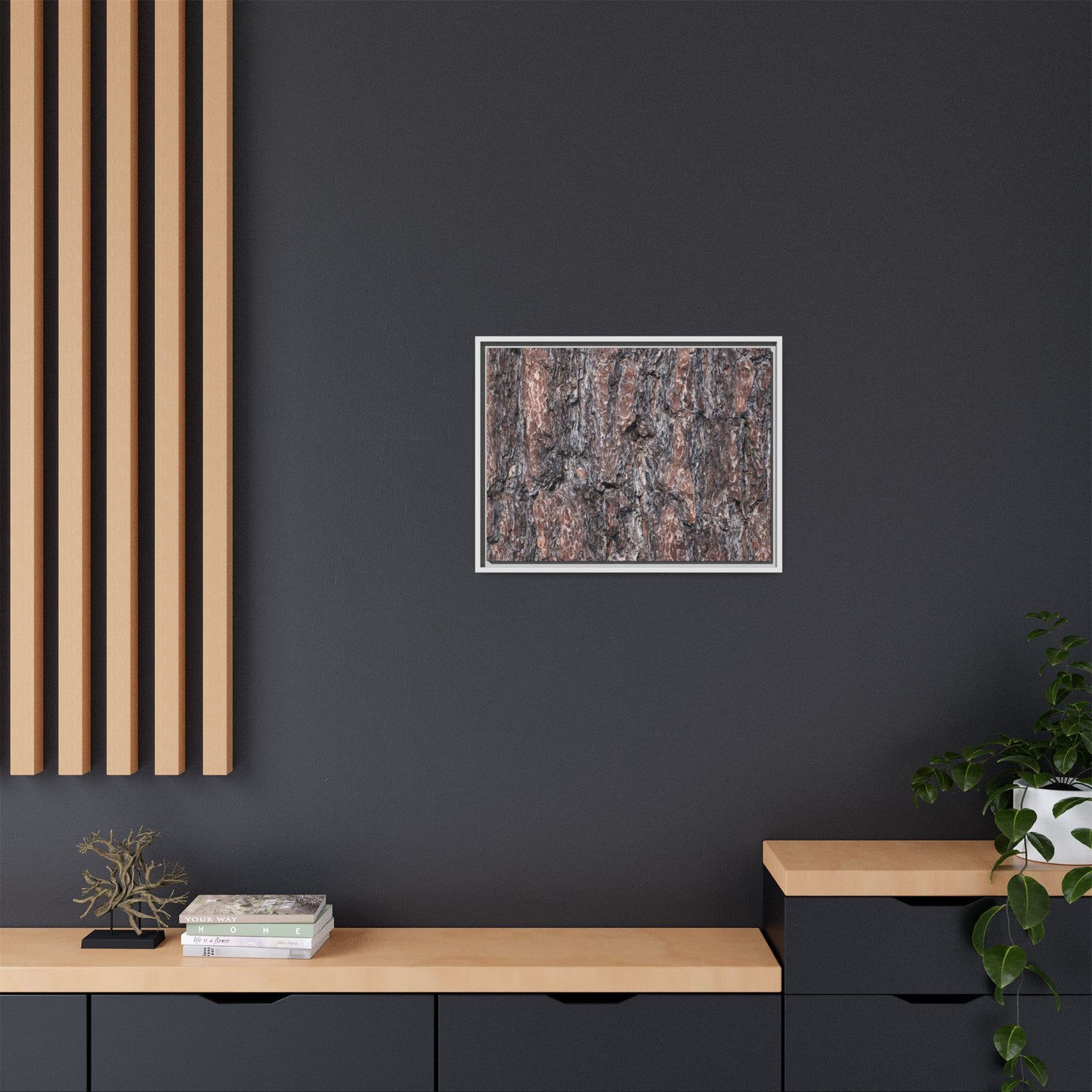 Echoes of Wood - Unique Stretched Canvas Wall Art
