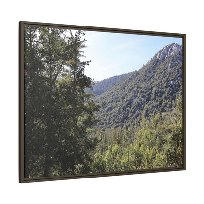 Mountain Valley Forest - Unique Stretched Canvas Wall Art