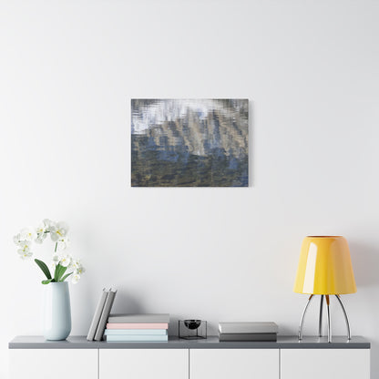 Ripples of Reflection - Unique Frameless Canvas Wall Art