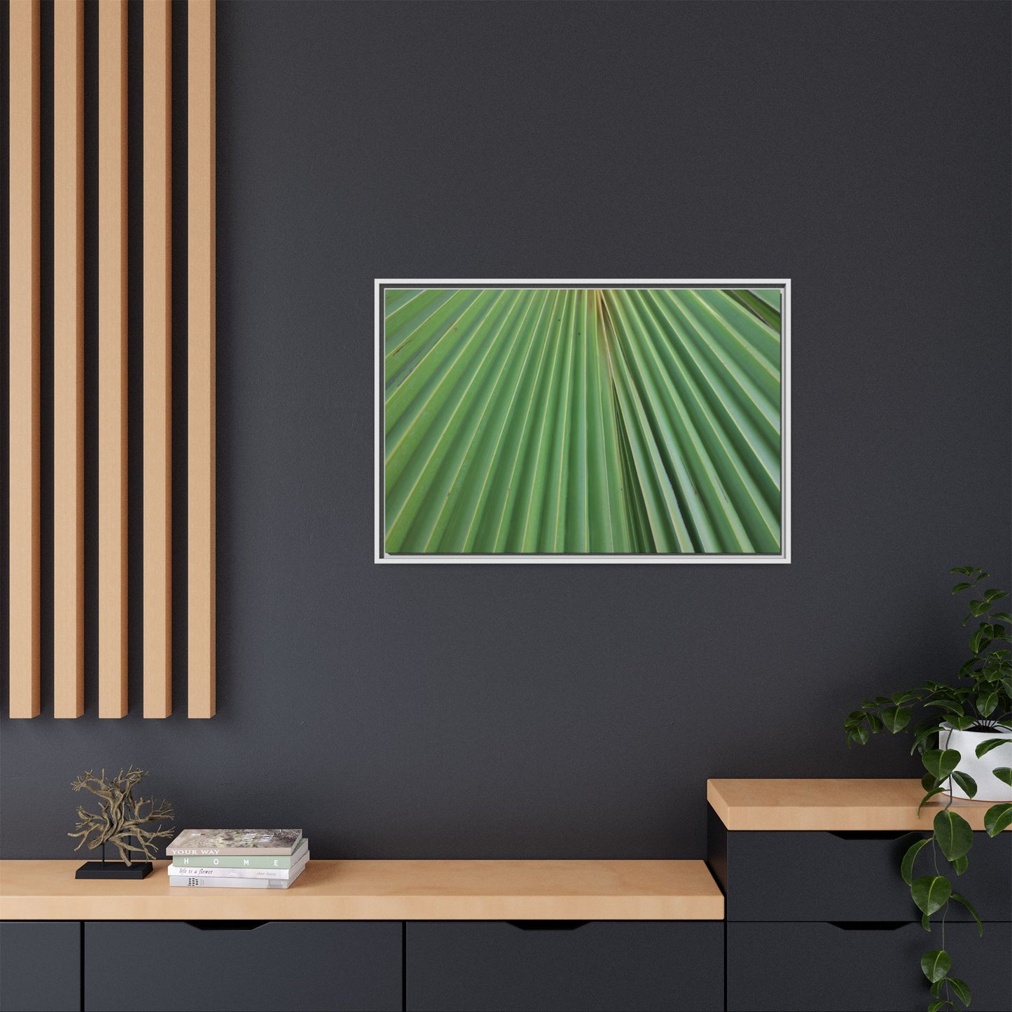 Verdant Veins - Unique Stretched Canvas Wall Art - Art By Earth