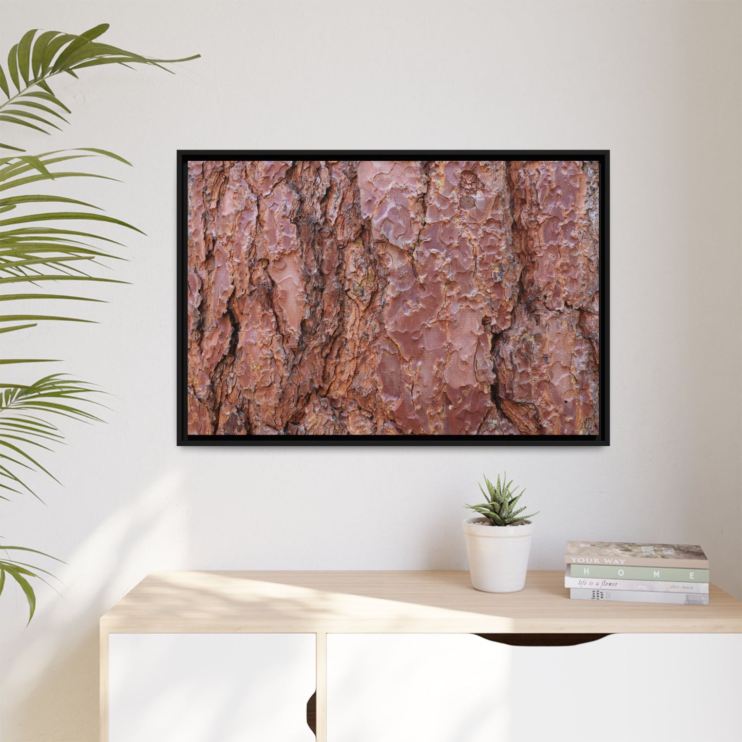 Russet Ridges - Unique Stretched Canvas Wall Art - Art By Earth
