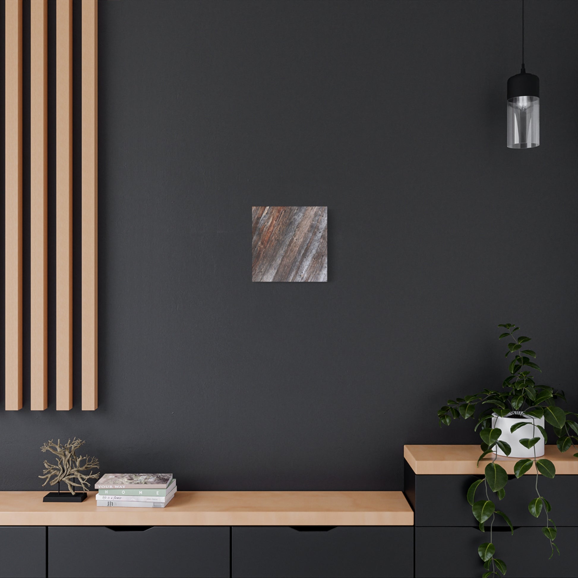 Aged Timber Surface - Unique Frameless Canvas Wall Art - Art By Earth