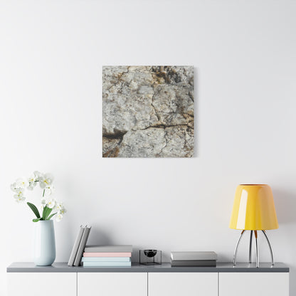 Ancient Rock Face - Unique Frameless Canvas Wall Art - Art By Earth