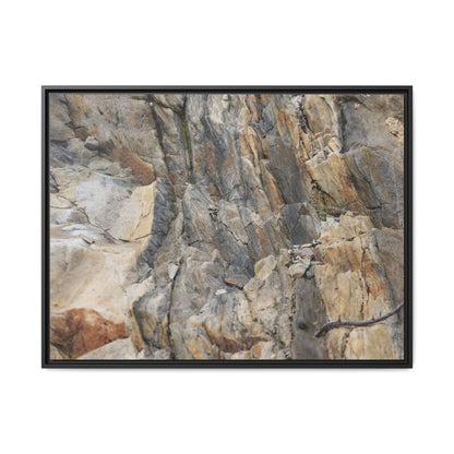 Stone's Silent Symphony - Unique Stretched Canvas Wall Art - Art By Earth