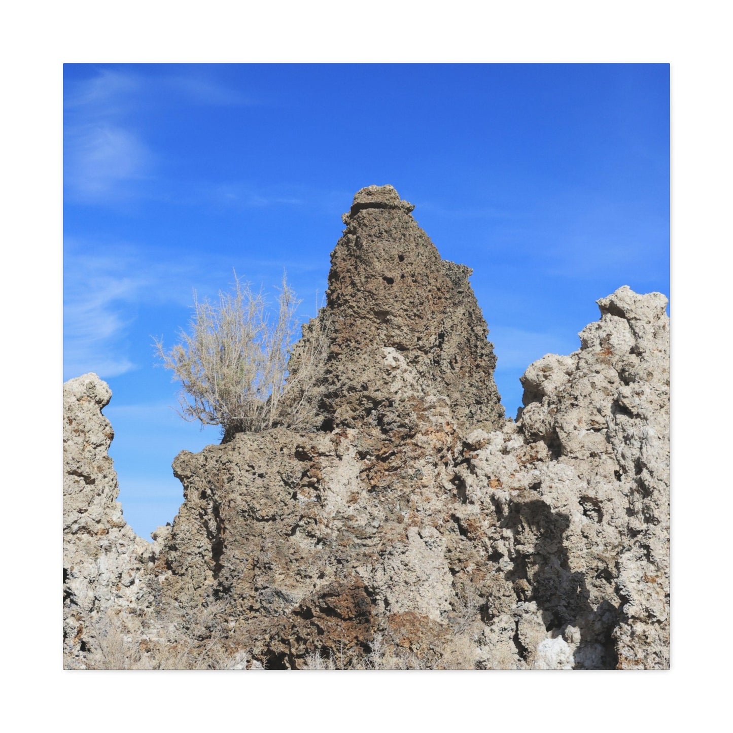 Towering Sentinels of Stone - Unique Frameless Canvas Wall Art