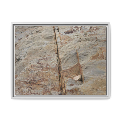 Sedimentary Symphony - Unique Stretched Canvas Wall Art - Art By Earth