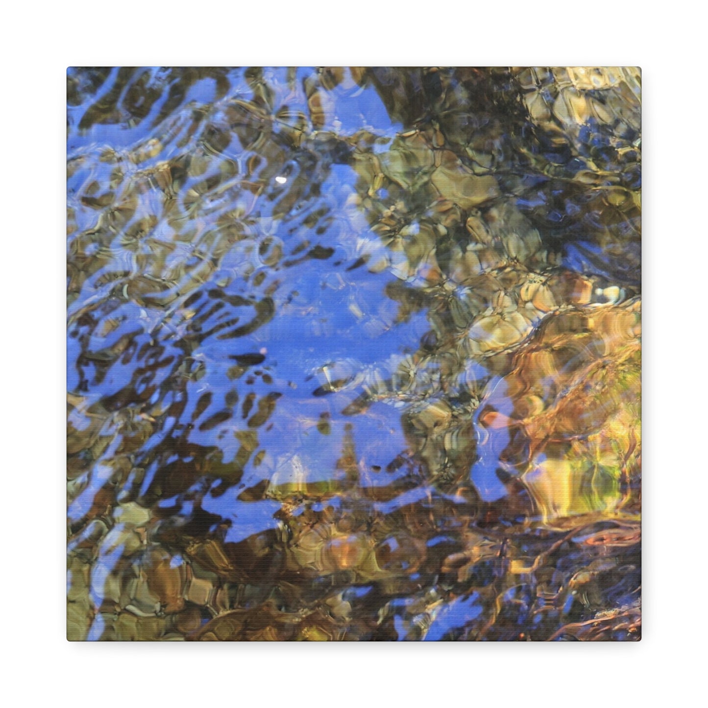 Water's Whisper - Unique Frameless Canvas Wall Art - Art By Earth