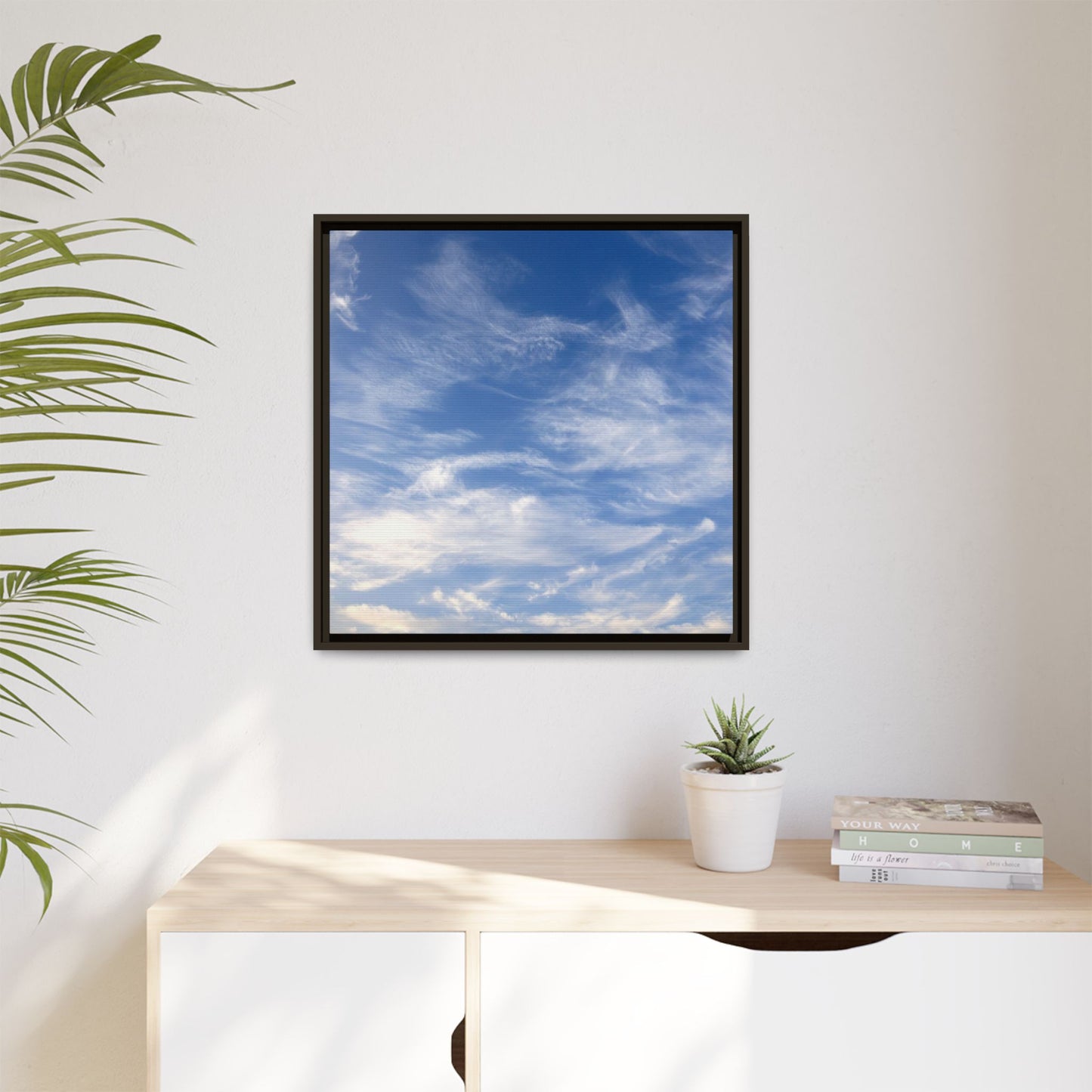 Ethereal Blue Tapestry - Unique Stretched Canvas Wall Art - Art By Earth