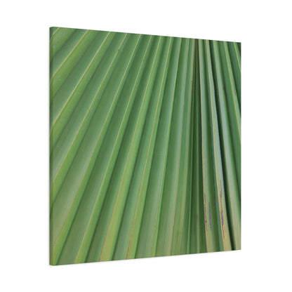 Palm Pulse - Unique Frameless Canvas Wall Art - Art By Earth