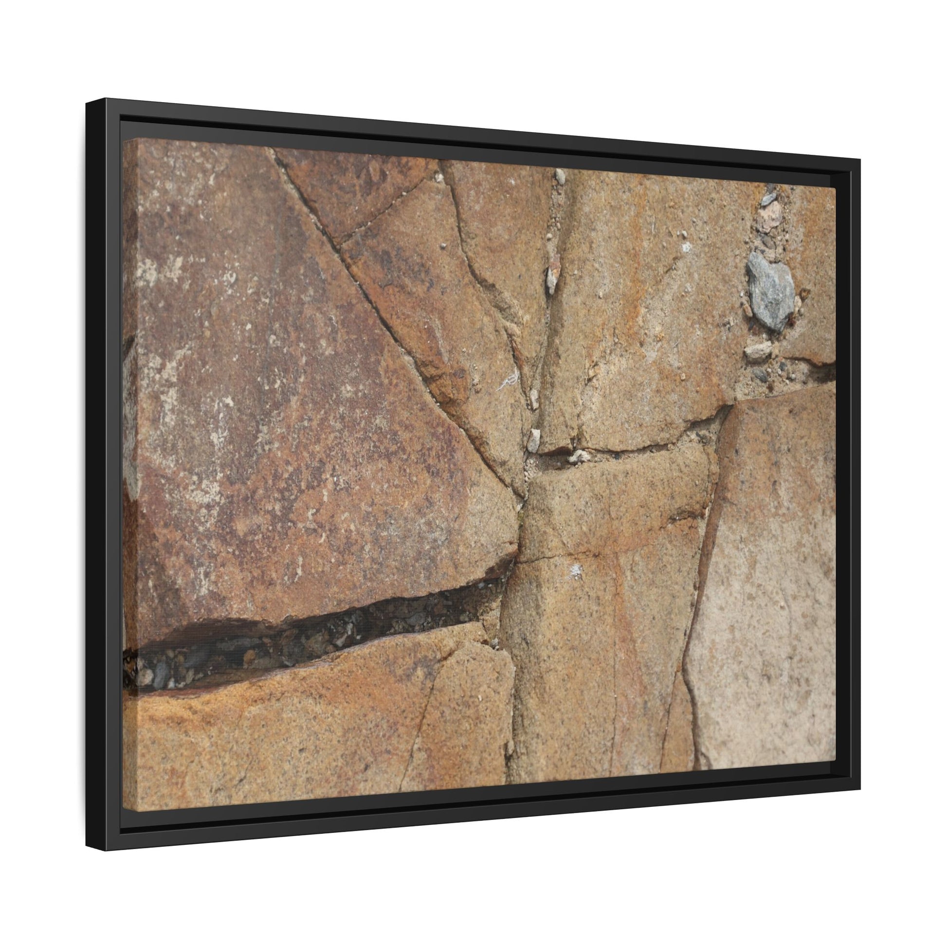 Rusty Crevices - Unique Stretched Canvas Wall Art - Art By Earth