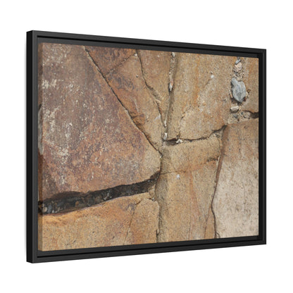 Rusty Crevices - Unique Stretched Canvas Wall Art - Art By Earth