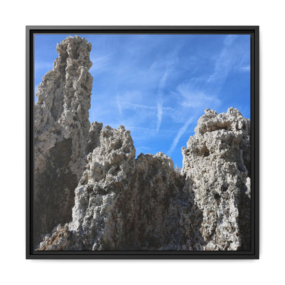 Weathered Sentinels - Unique Stretched Canvas Wall Art