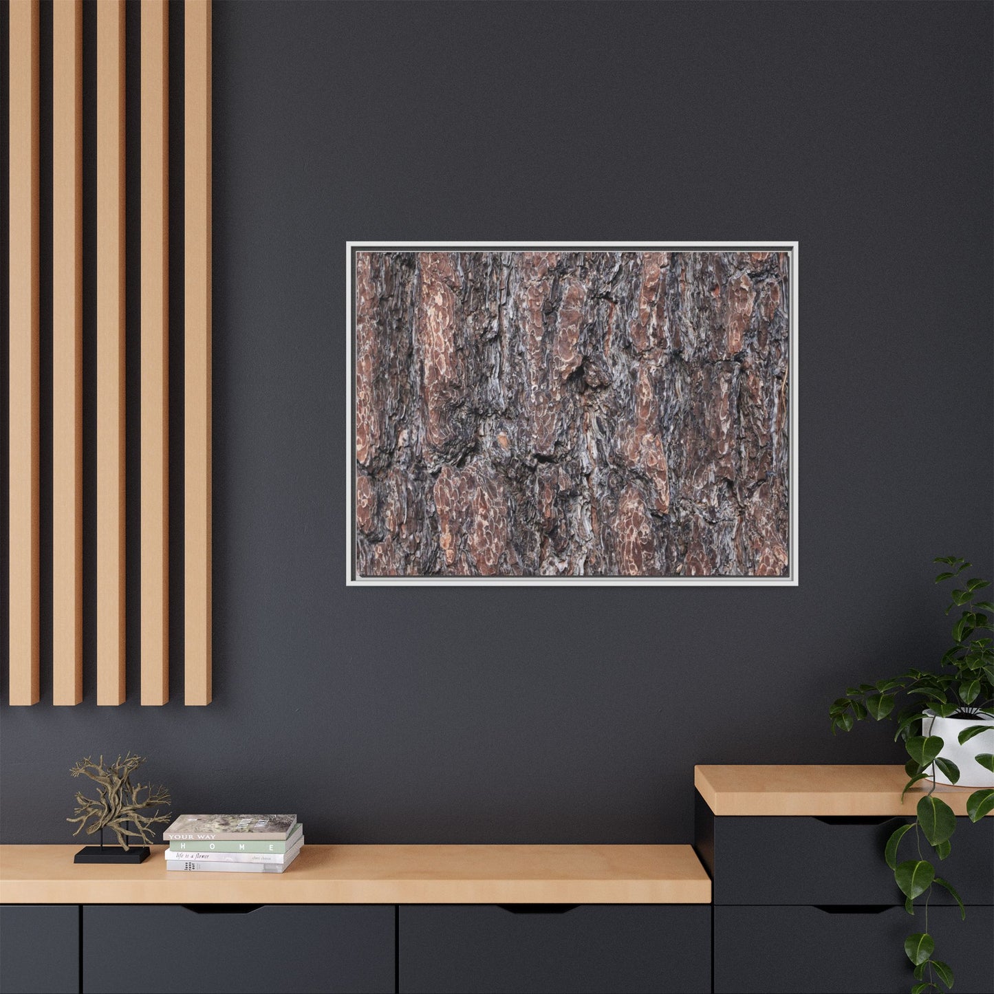 Echoes of Wood - Unique Stretched Canvas Wall Art