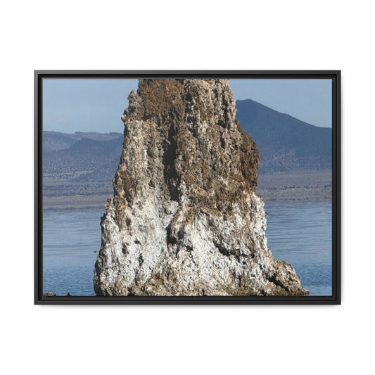 Tufa Tower Reflection - Unique Stretched Canvas Wall Art
