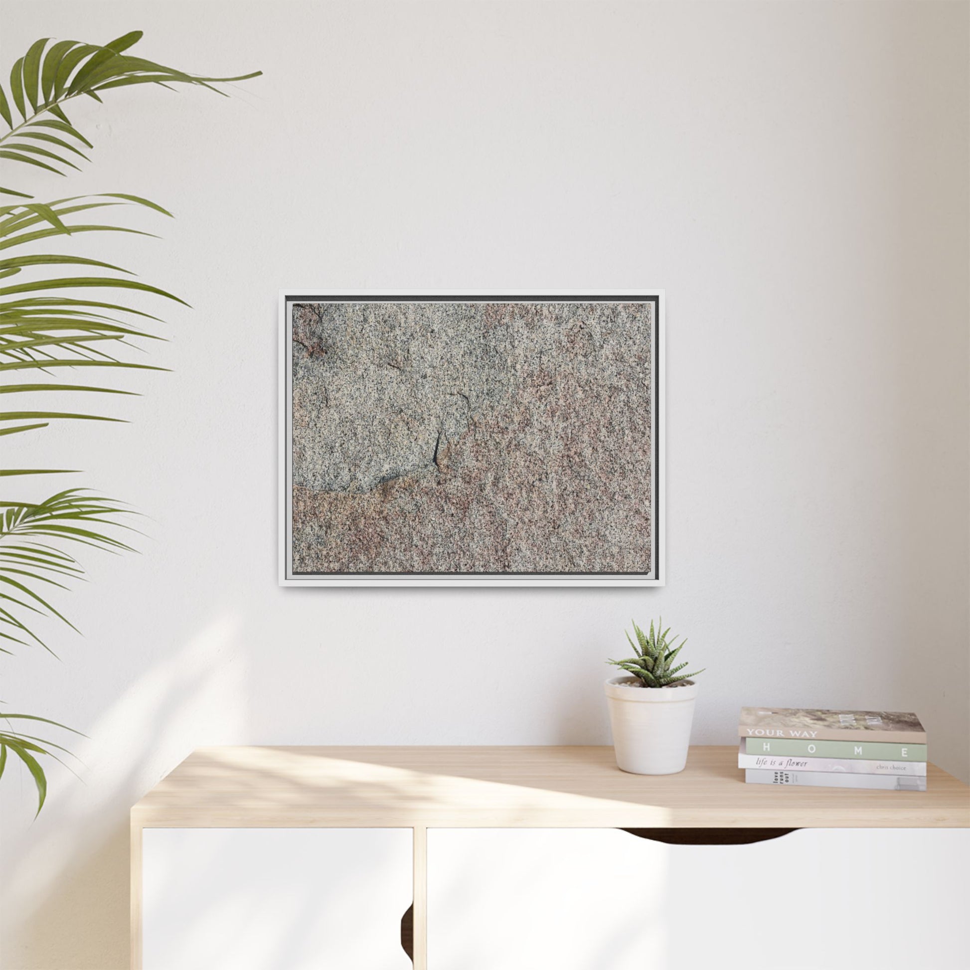 Fissured Stone - Unique Stretched Canvas Wall Art - Art By Earth