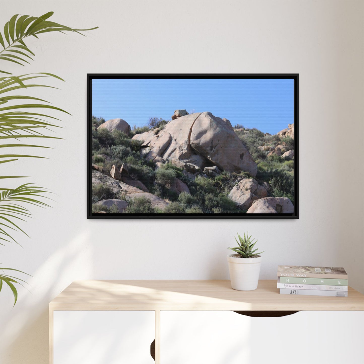 Ancient Stone Landscape - Unique Stretched Canvas Wall Art - Art By Earth